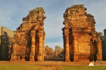 Ruinas de la fachada de la iglesia de san ignacio